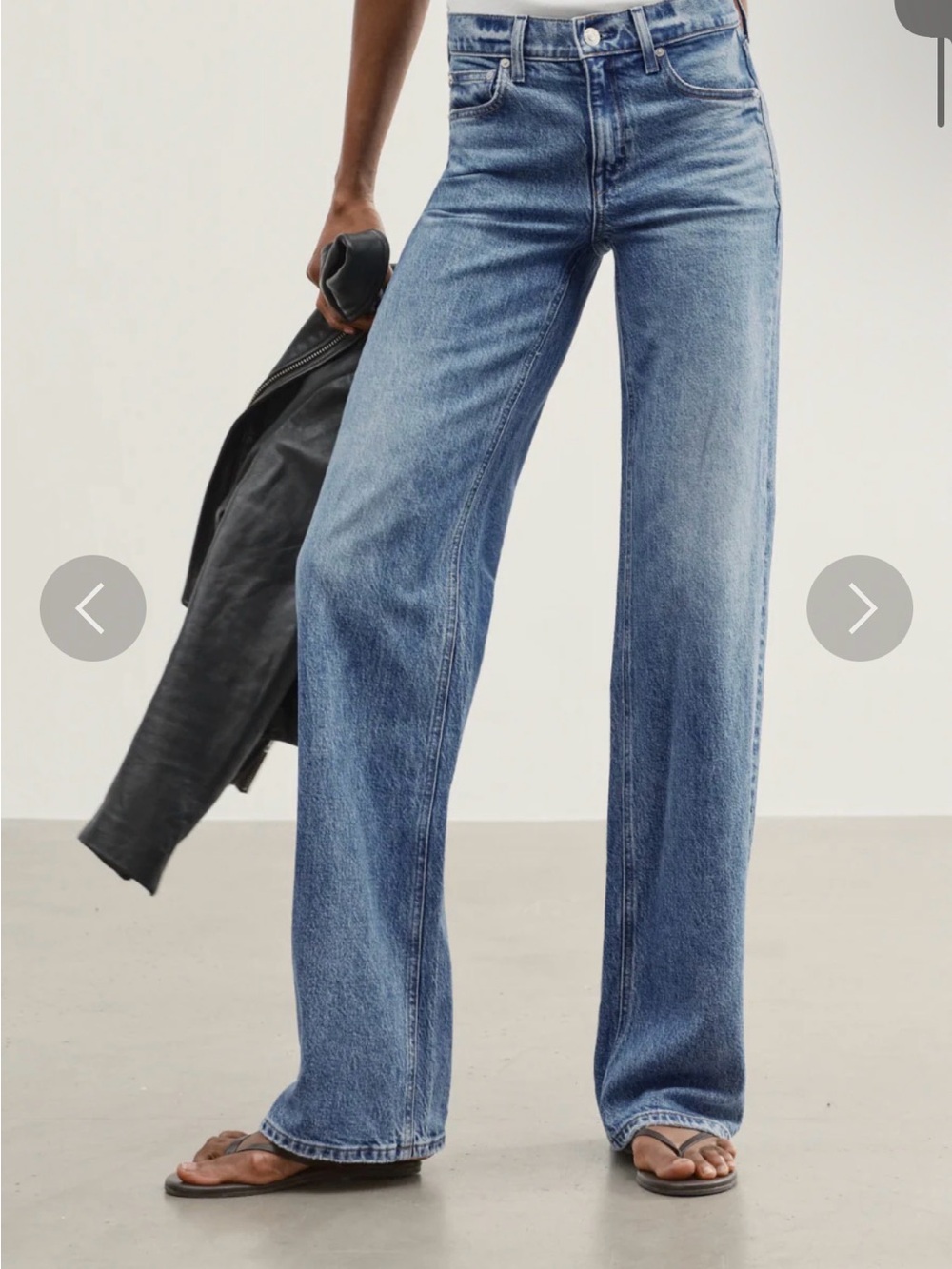 AYR Secret Sauce Wide-Leg High-Rise Jeans in Good Mood Wash